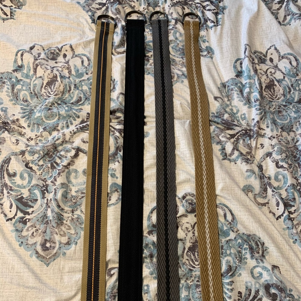 Brand new 4 pack of men’s belts L/XL